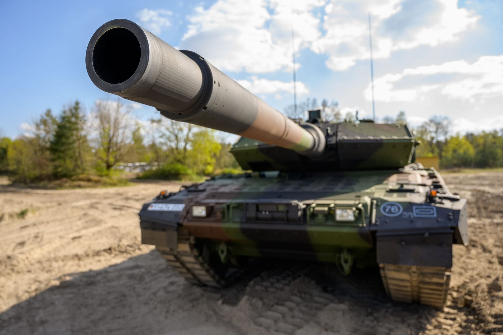 Kampfpanzer der Bundeswehr vom Typ Leopard 2 A7V