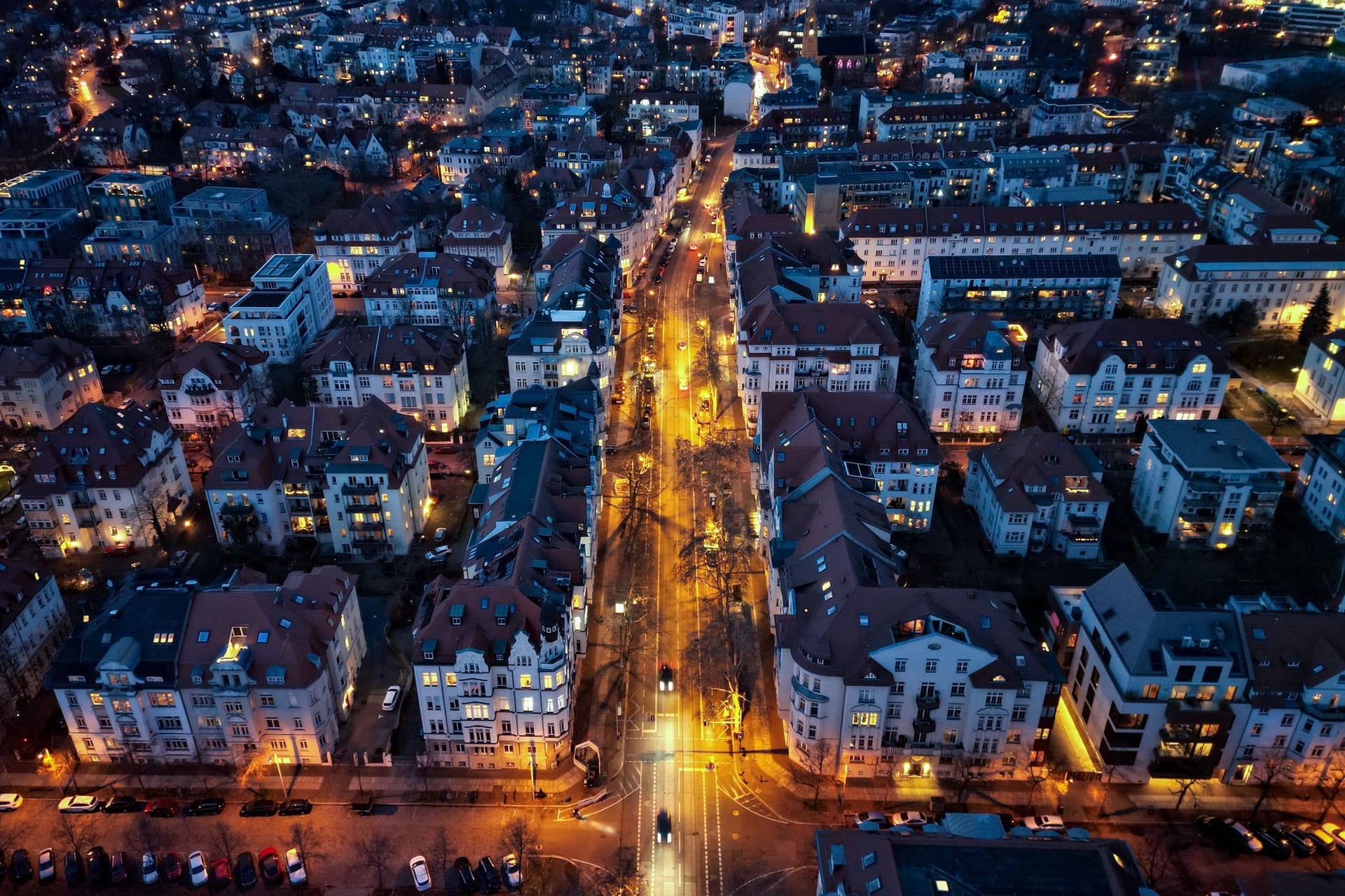 Leipzig am Abend