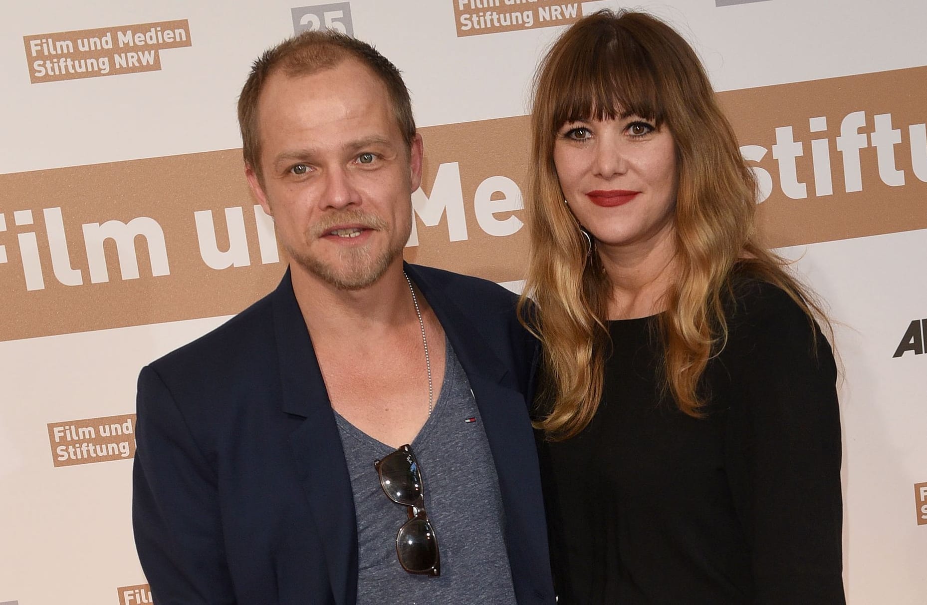 Der Schauspieler Matthias Koeberlin und seine Frau Diana beim Sommer Branchentreff der Film und Medienstiftung NRW.