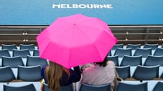 Unwetter: Spiele unterbrochen beim Australian-Open-Start