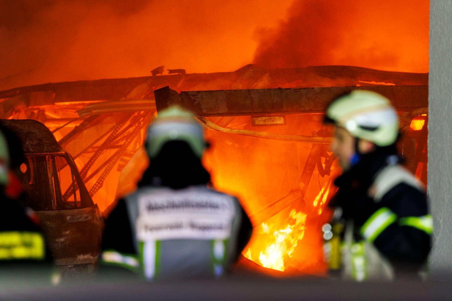 Feuer in Wuppertal