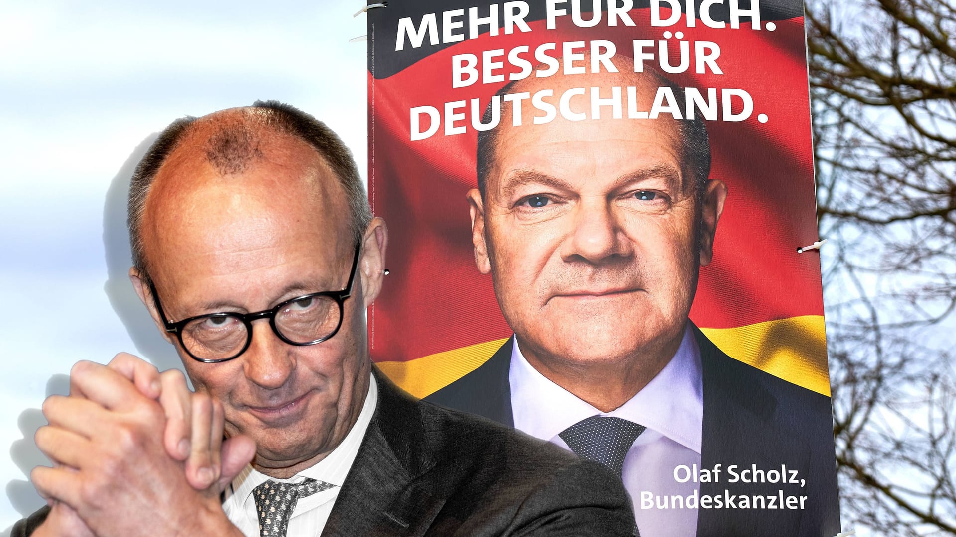 Friedrich Merz oder Olaf Scholz? Einer von beiden wird wohl der nächste Regierungschef.