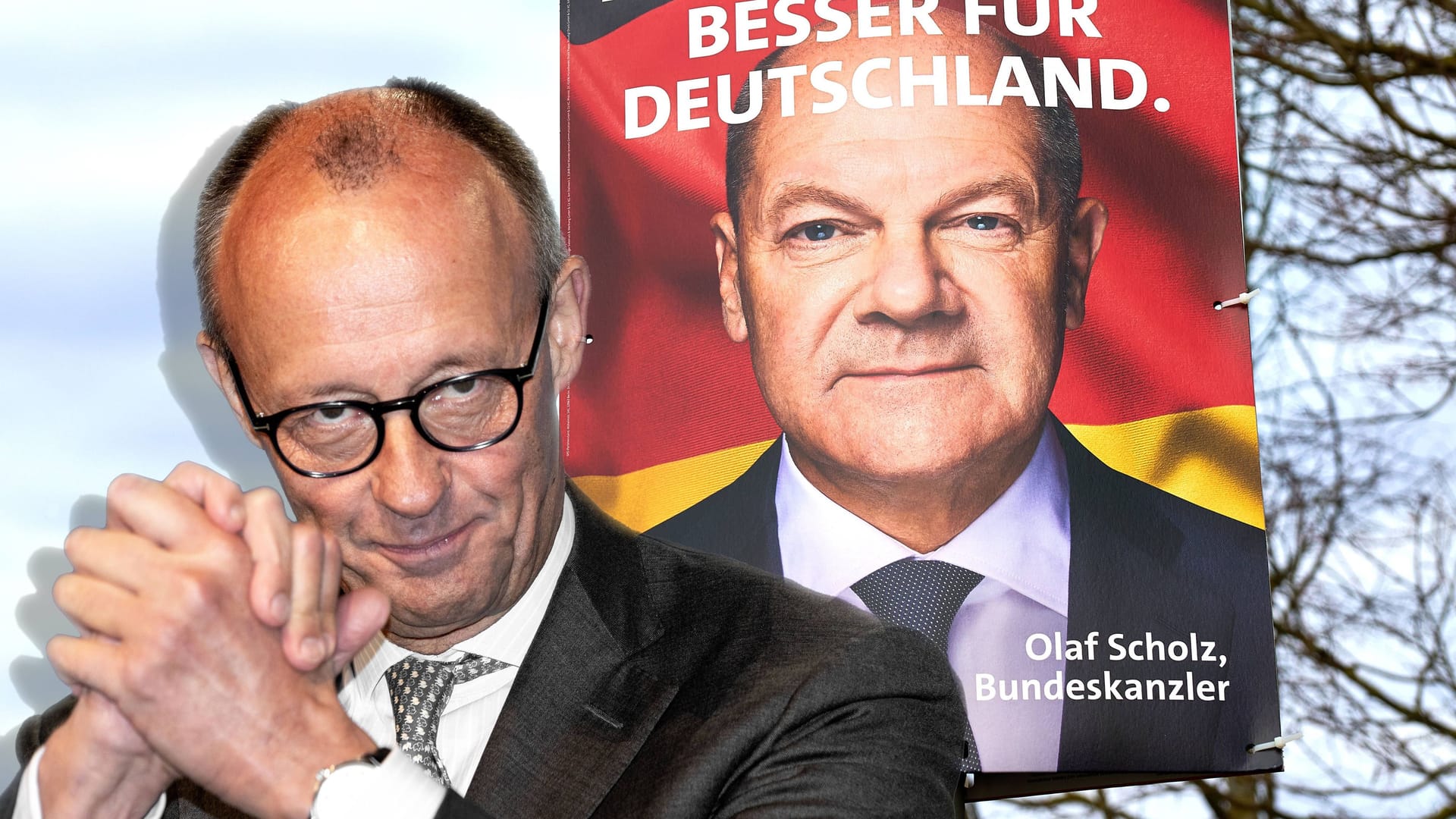 Friedrich Merz oder Olaf Scholz? Einer von beiden wird wohl der nächste Regierungschef.