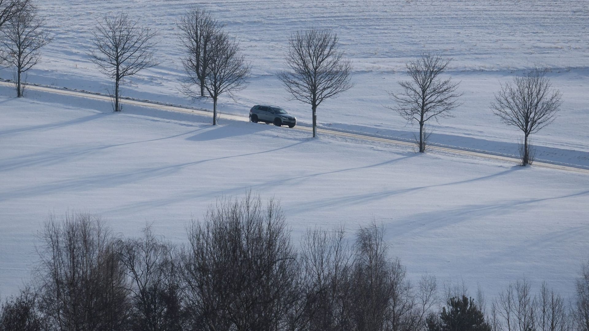 Winterwetter in Sachsen