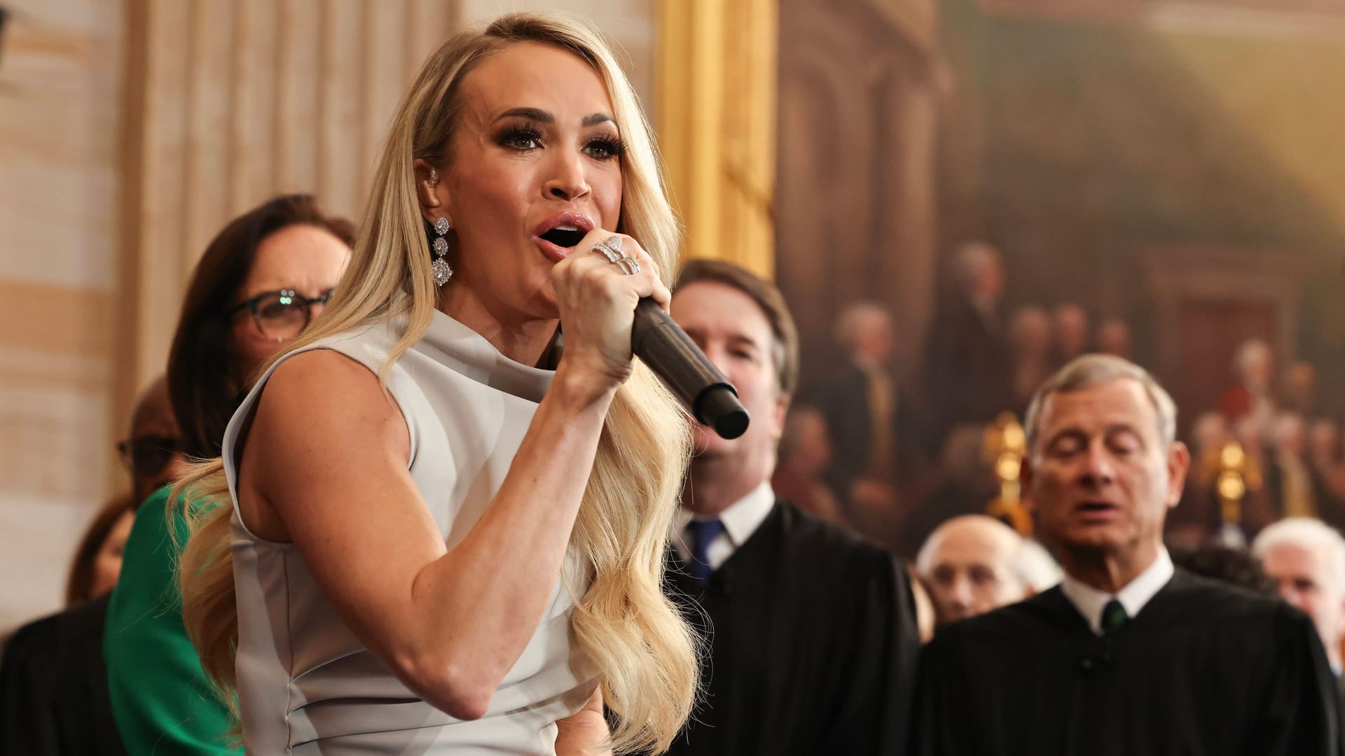 Carrie Underwood: Der Ton spielte bei ihrem Auftritt nicht mit.