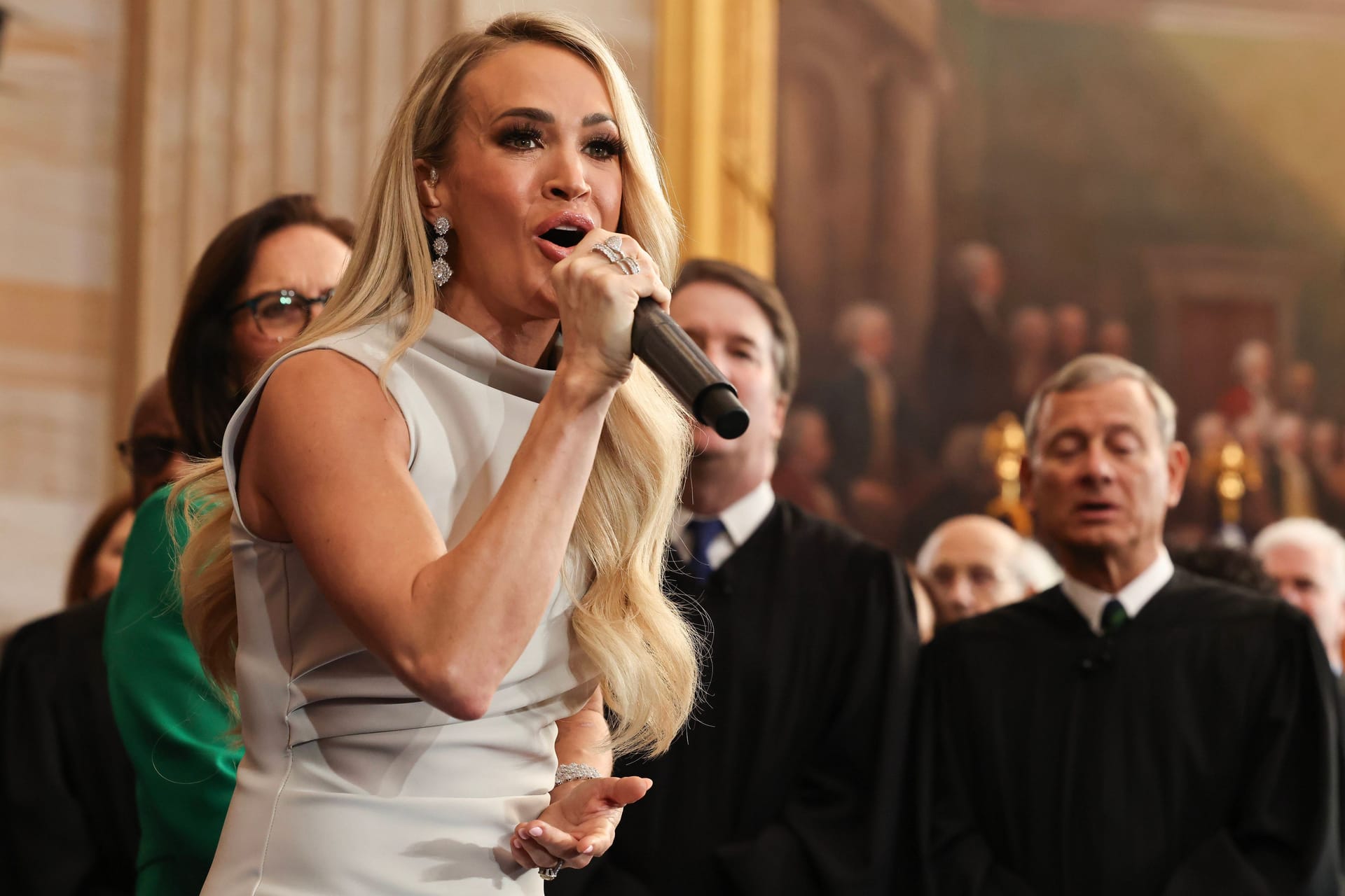 Carrie Underwood: Der Ton spielte bei ihrem Auftritt nicht mit.