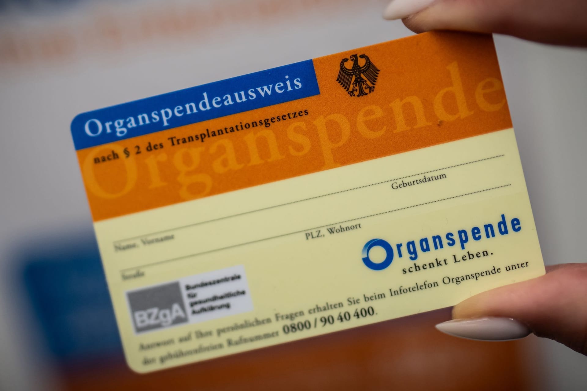 Organspendeausweis