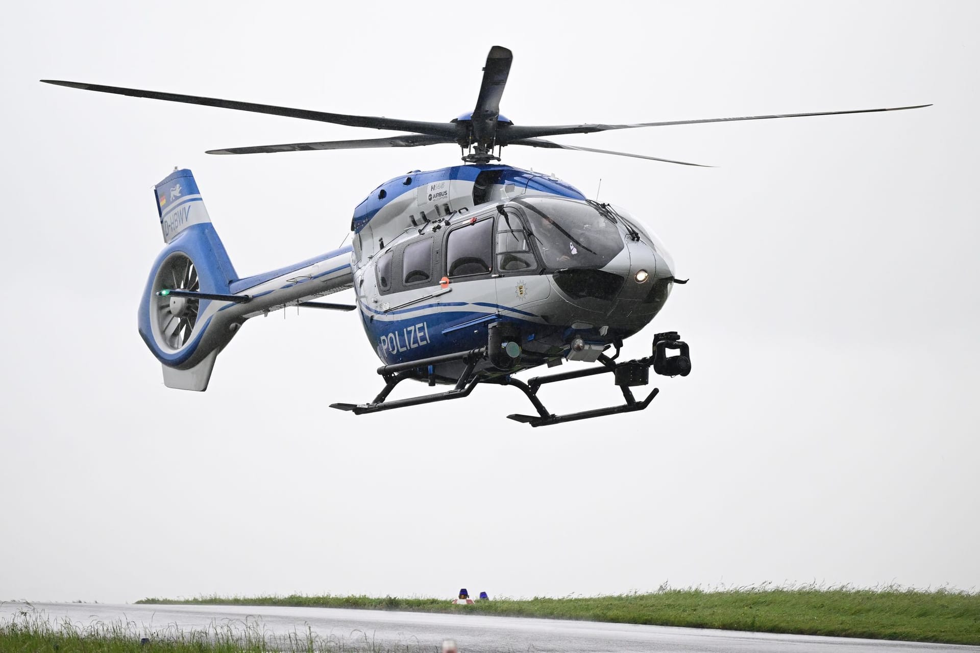 Vorstellung der umgerüsteten Polizeihubschrauber