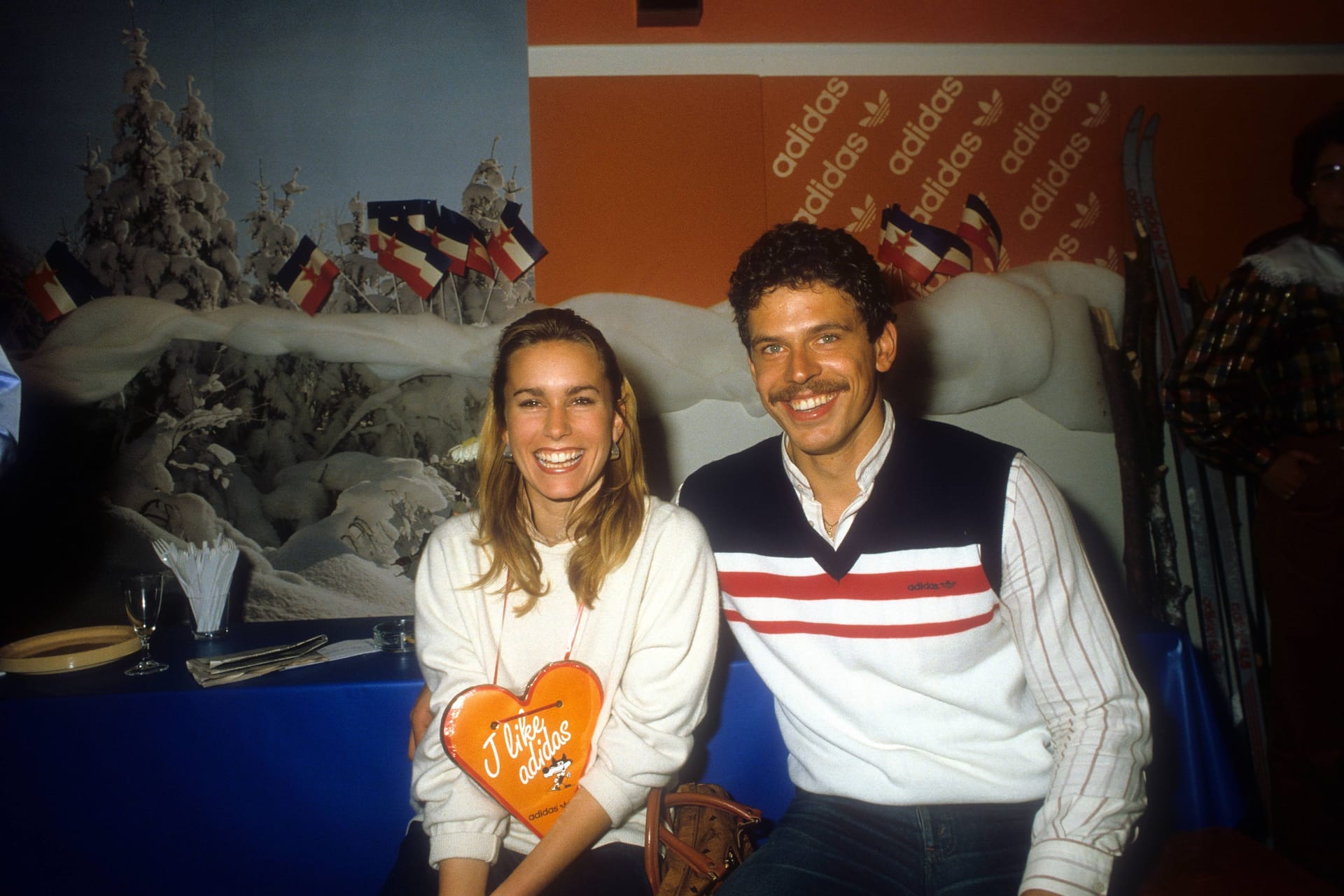 Jeannie Purcell und Jürgen Hingsen 1983