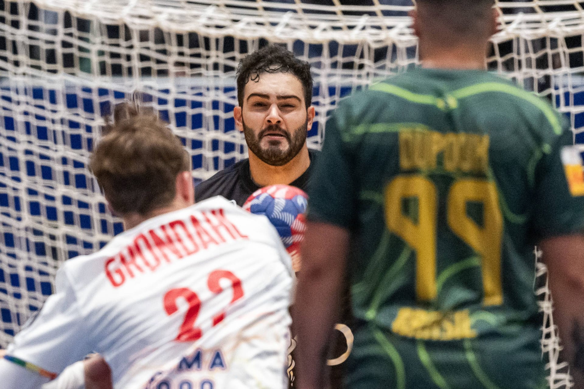 Brasiliens Keeper Rangel da Rosa wurde beim Sieg gegen Norwegen zum Spieler des Spiels gekürt.