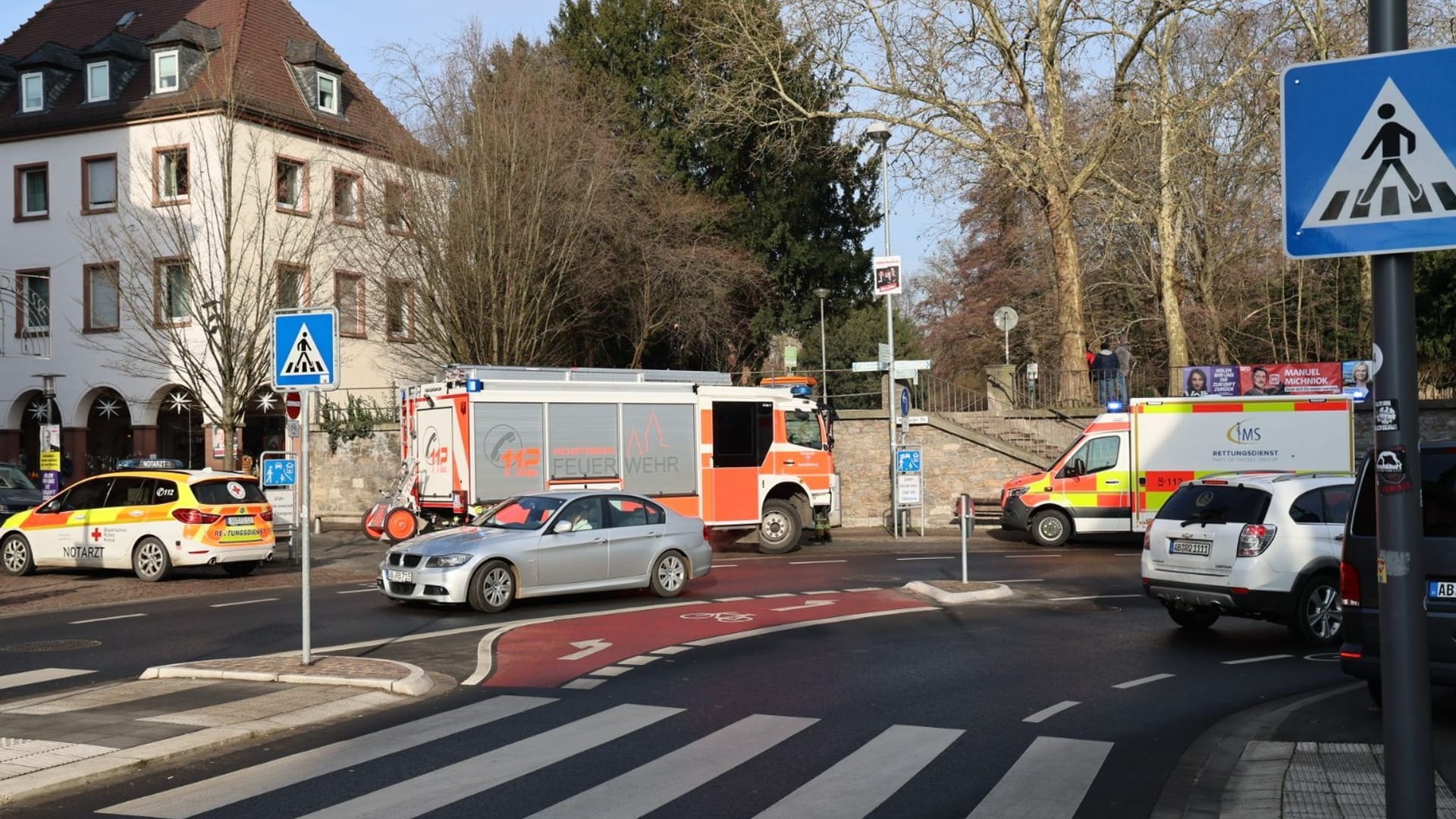 Gewalttat mit mehreren Schwerverletzten in Aschaffenburg