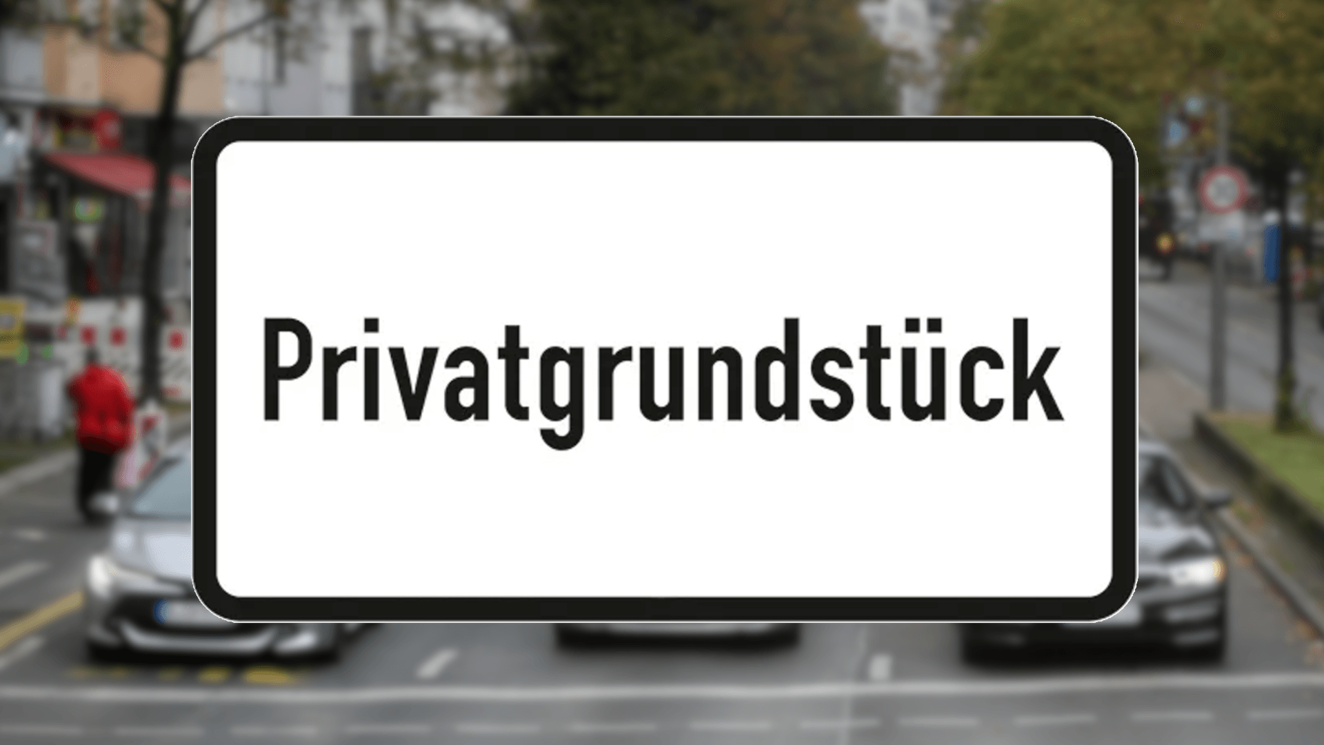 Privatgelände: Muss man hier Verkehrsschilder befolgen?