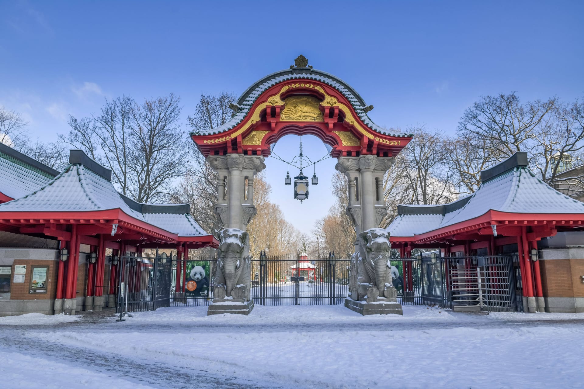 Elefantentor, Zoologischer Garten, Tiergarten, Mitte, Berlin, Deutschland