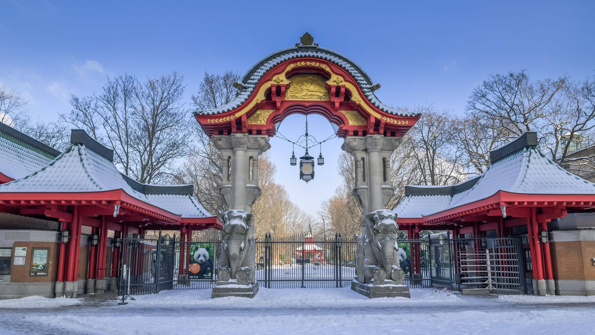 Elefantentor, Zoologischer Garten, Tiergarten, Mitte, Berlin, Deutschland