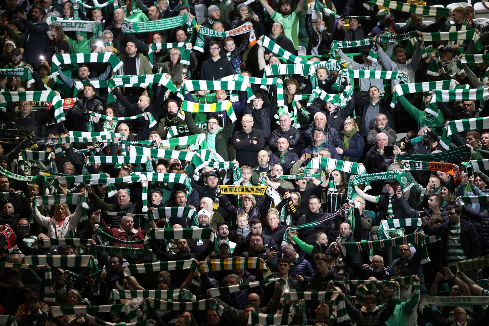 Fans von Celtic Glasgow