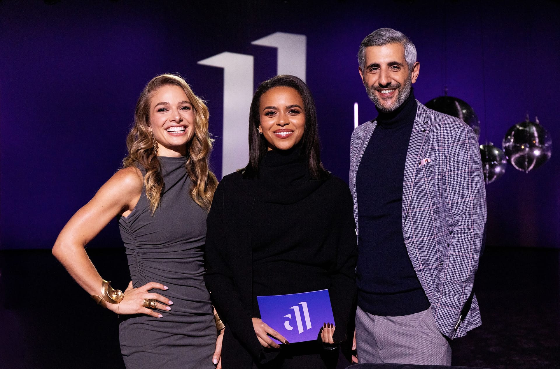 Lola Weippert, Aminata Belli und Michel Abdollahi (v. l. n. r.): Das Moderationsteam von "deep & deutlich".