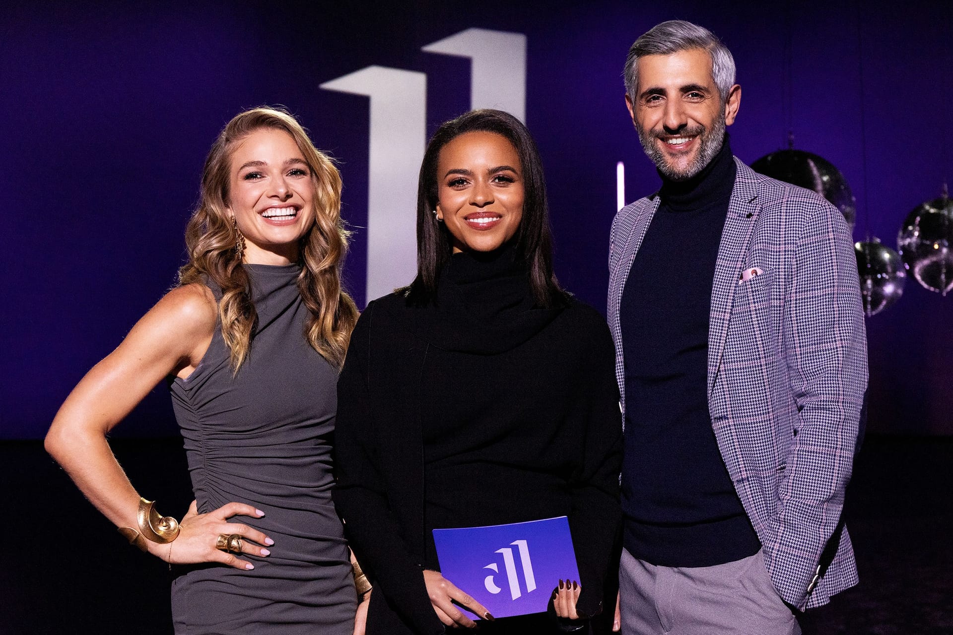 Lola Weippert, Aminata Belli und Michel Abdollahi (v. l. n. r.): Das Moderationsteam von "deep & deutlich".