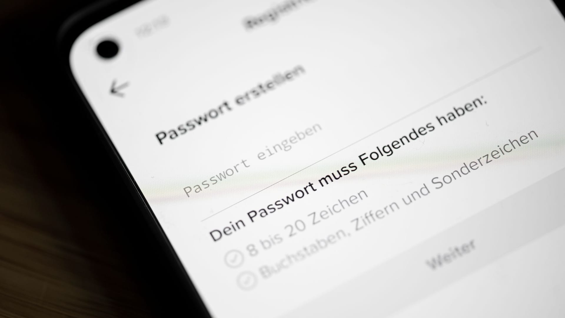 Passwörter bei Online-Konten