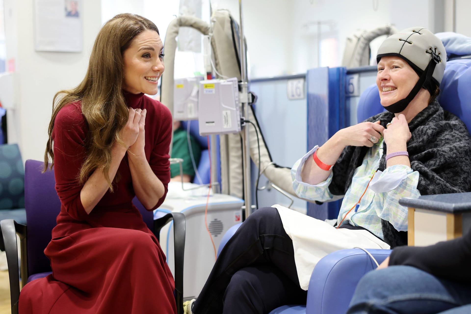 Prinzessin Kate besuchte jetzt das Royal Marsden Hospital, in dem auch sie behandelt wurde.