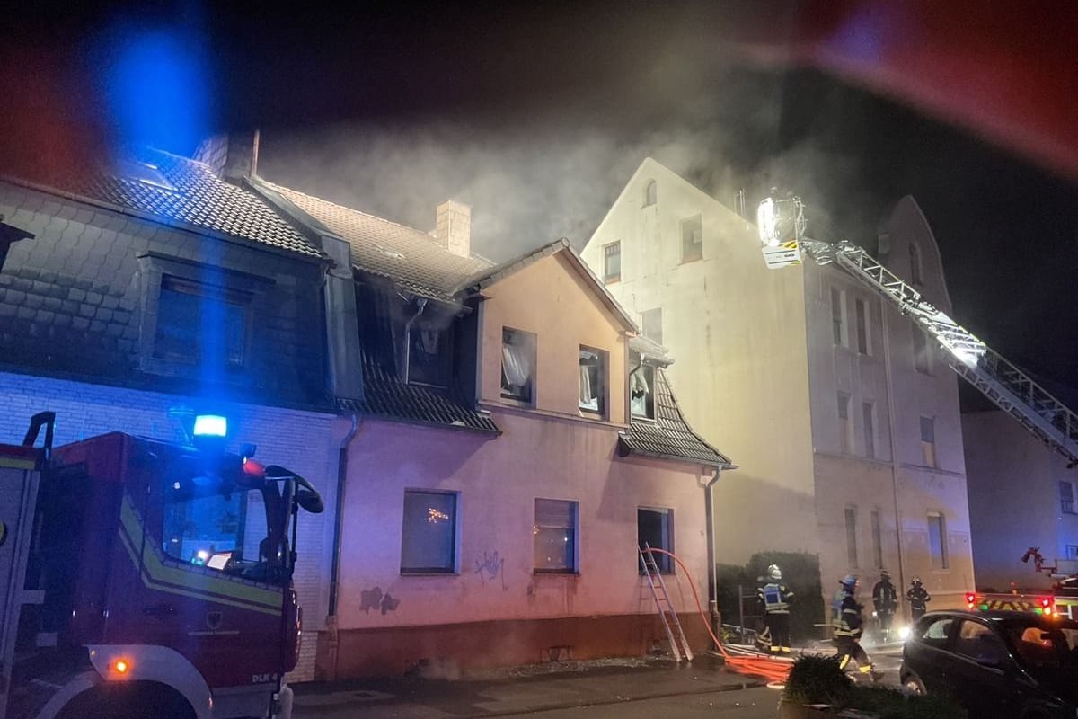 Die Feuerwehr rückte am Donnerstag nach Barop aus.