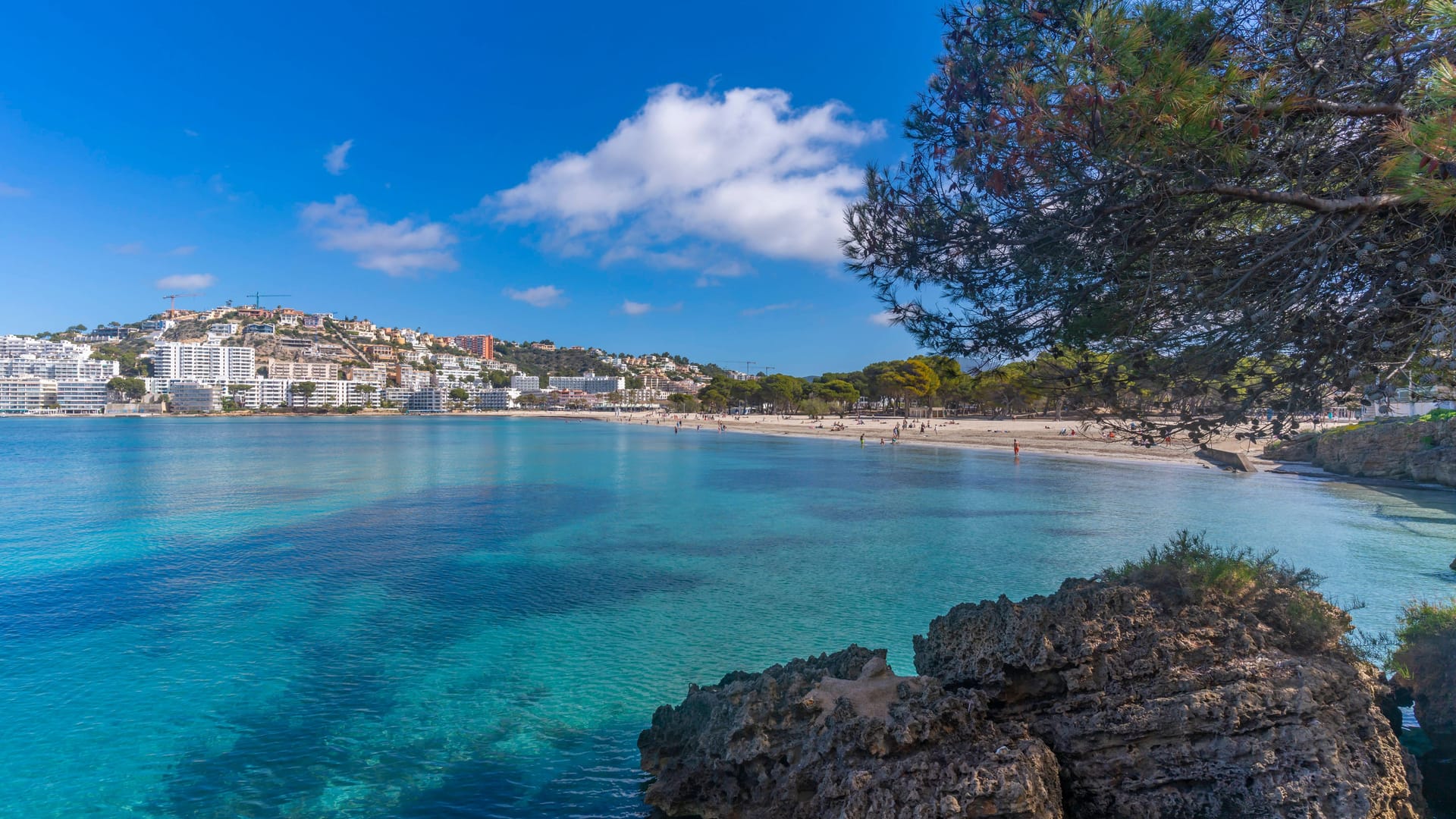 Blick auf Santa Ponsa: Hier eröffnet ein neues Resort.