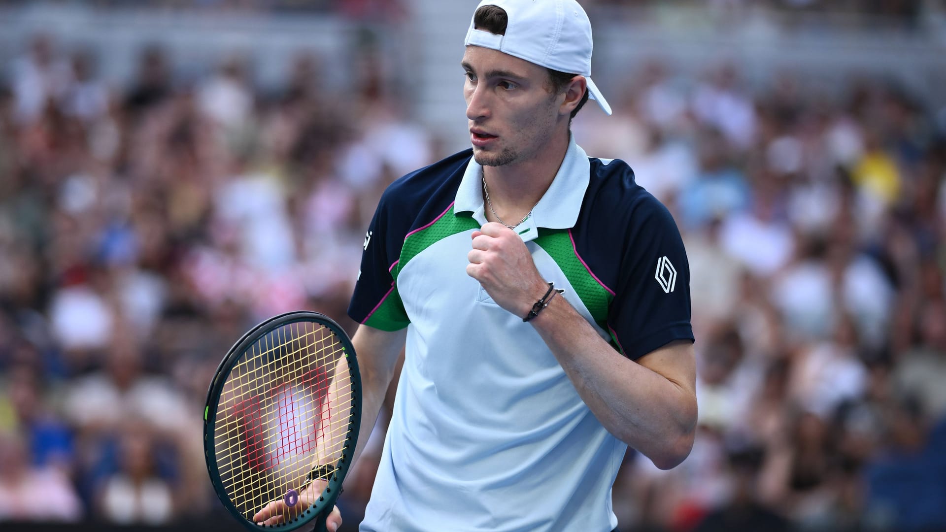 Ugo Humbert brachte Alexander Zverev den ersten Satzverlust bei den Australian Open 2025 bei.