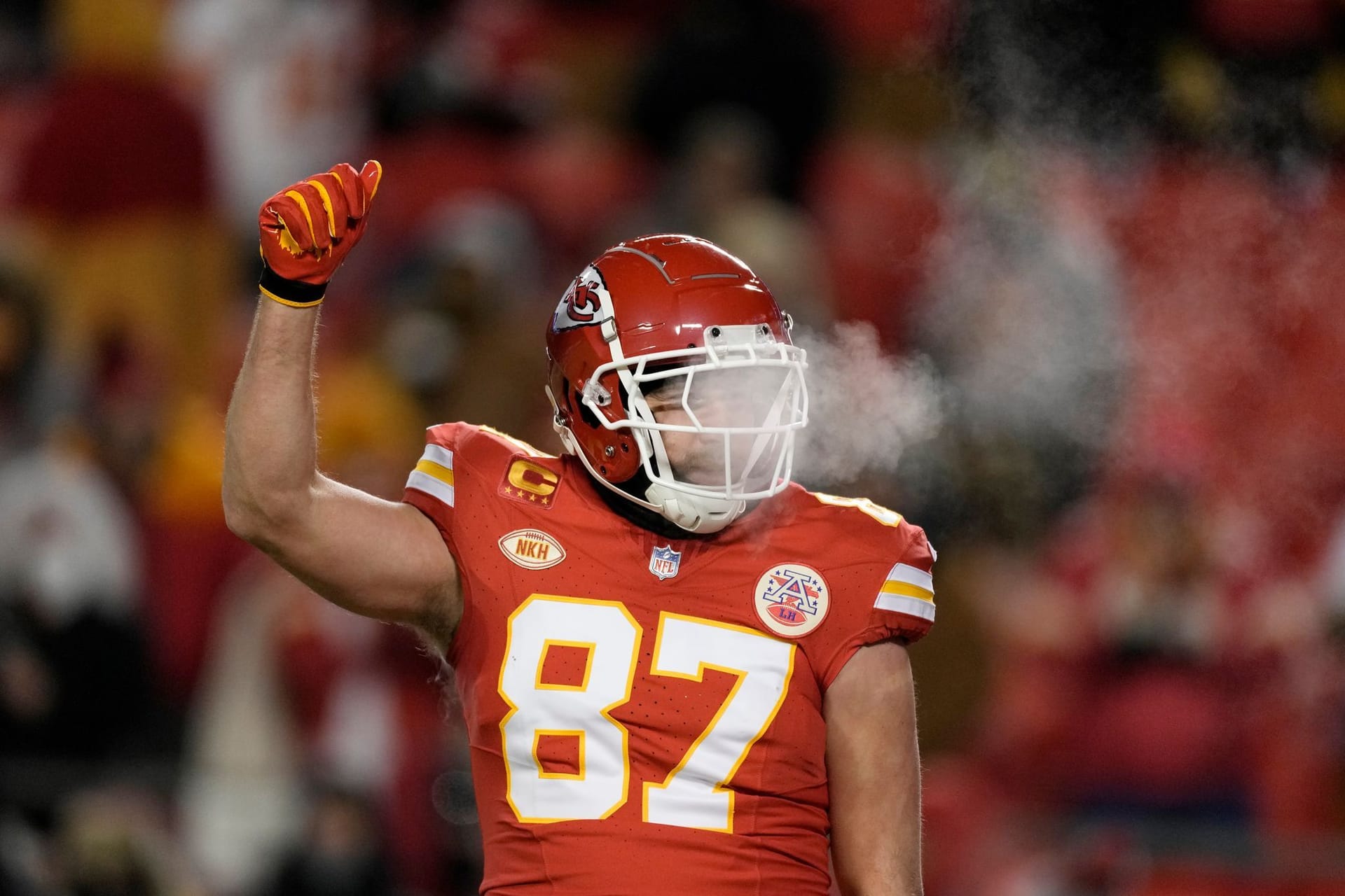 Travis Kelce von den Kansas City Chiefs