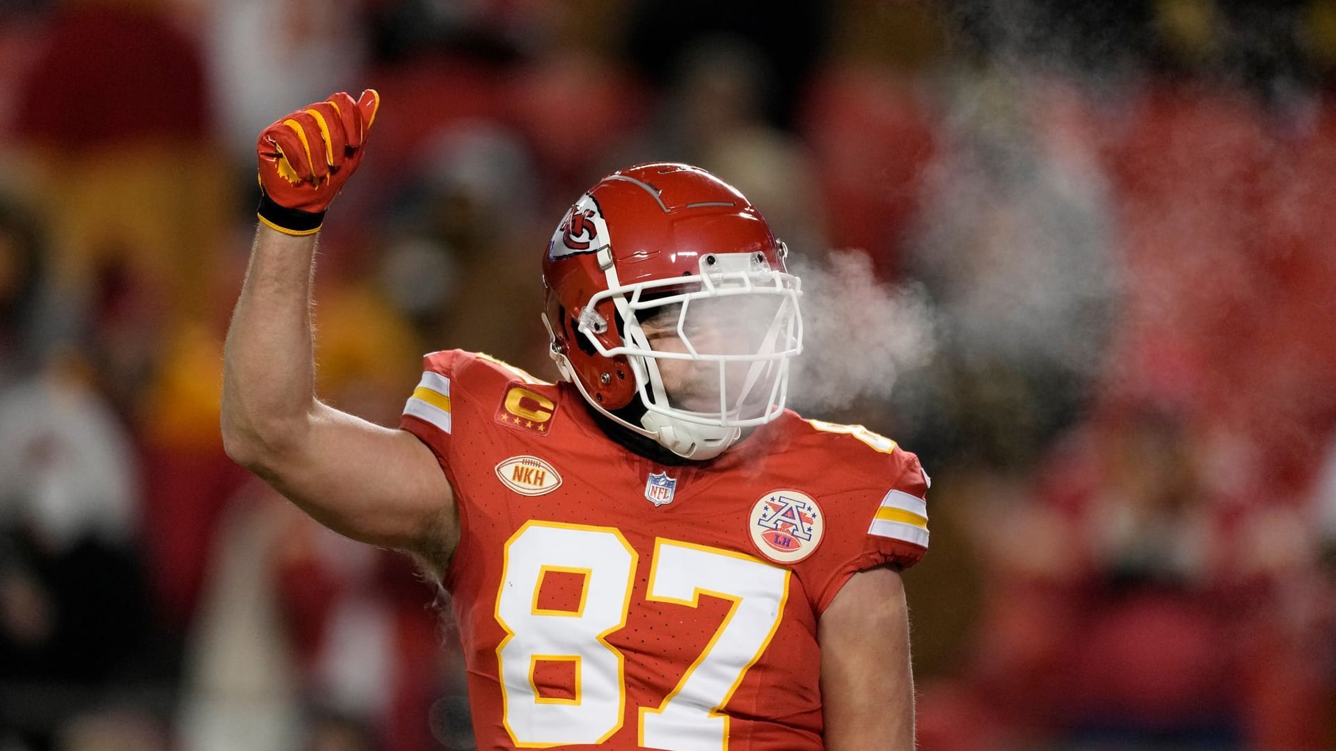 Travis Kelce von den Kansas City Chiefs