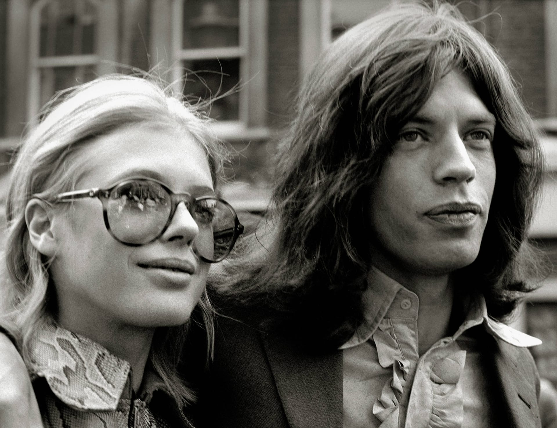 Marianne Faithfull und Mick Jagger 1969