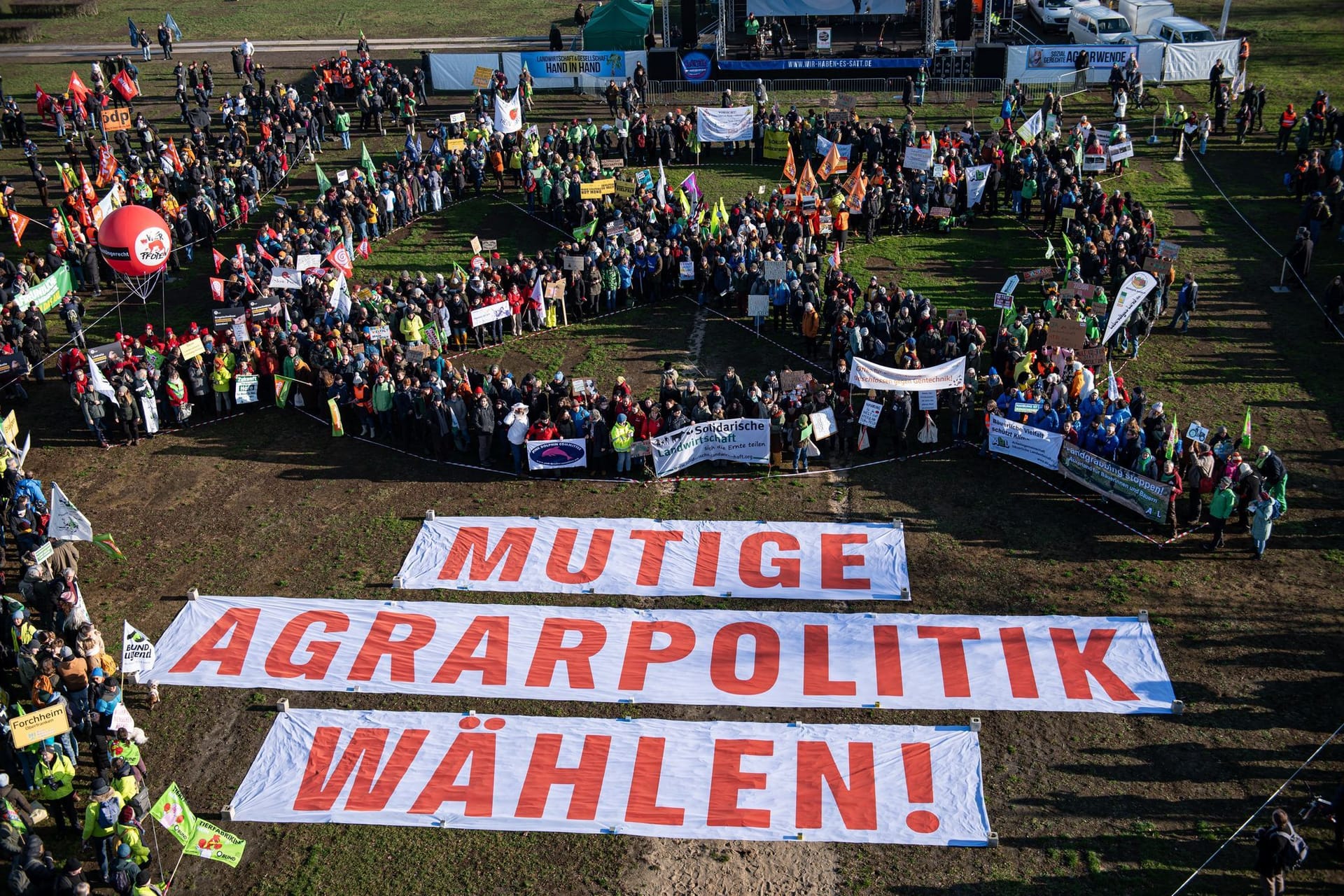 Demonstration "Wir haben es satt!"