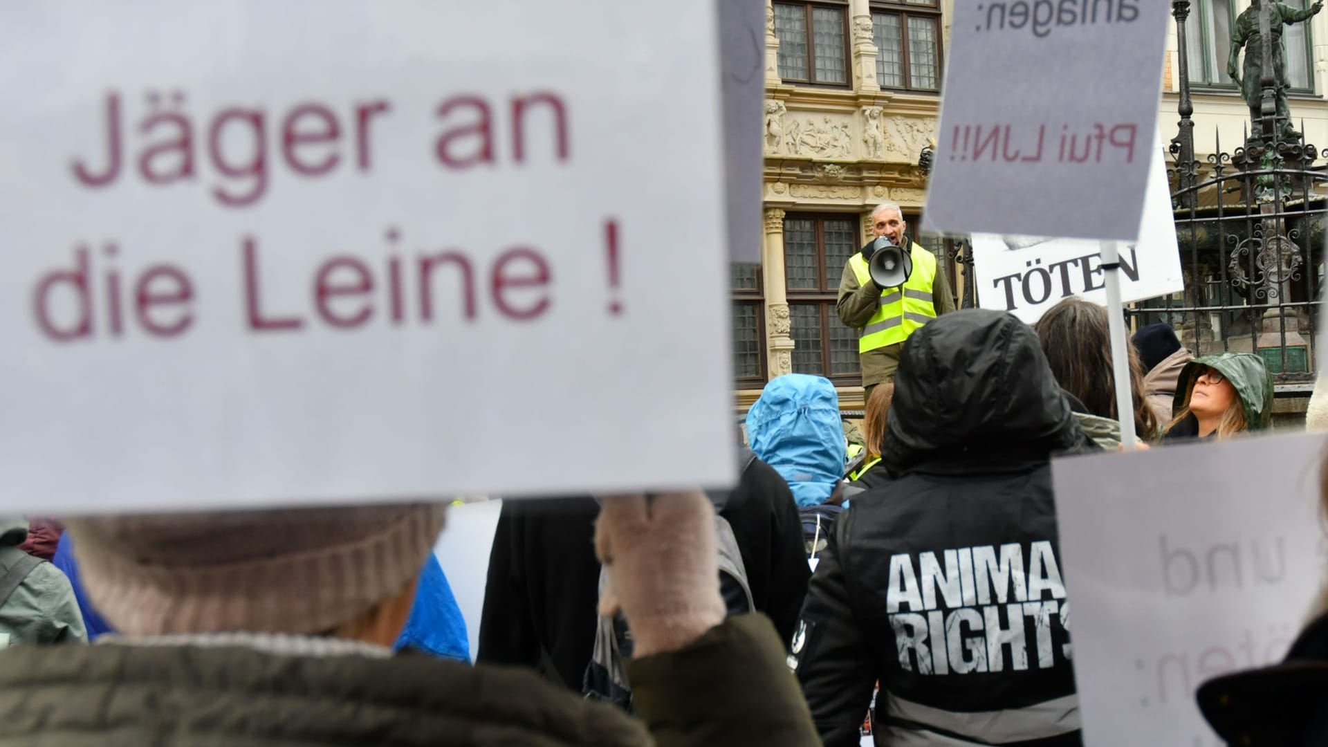 Demonstration von Wildtierschutz Deutschland in Hannover