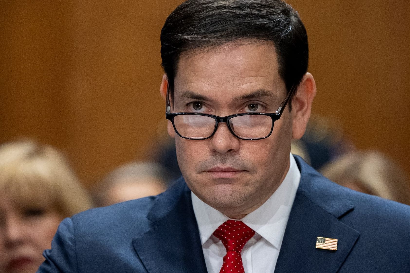 US-Außenminister Marco Rubio hat offenbar die Auslandshilfen weitgehend eingefroren. (Archivbild)