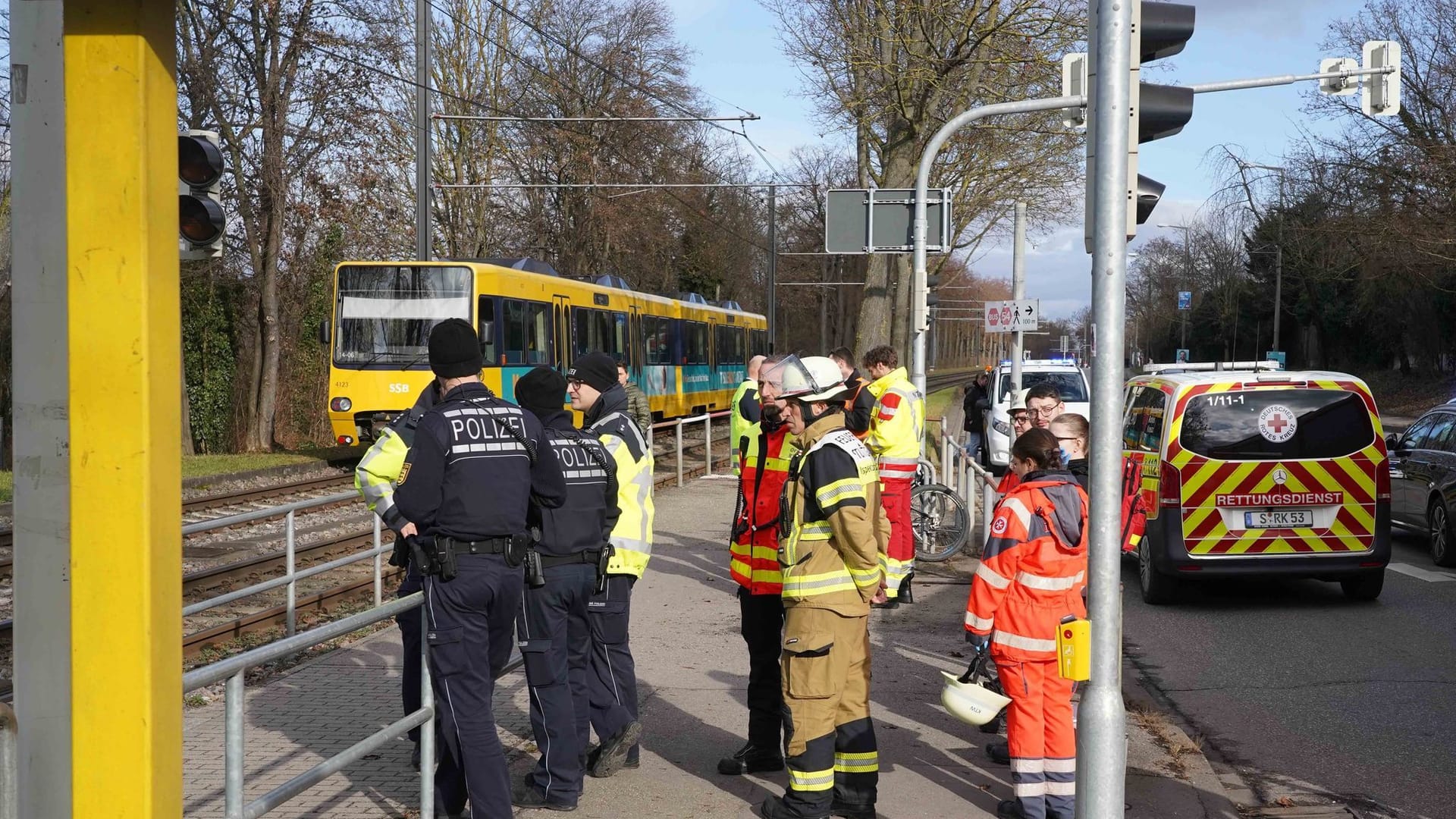 Tödlicher Unfall mit Straßenbahn in Stuttgart