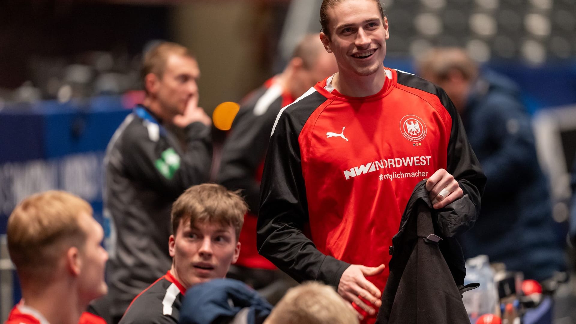 Handball-WM - Training Deutschland