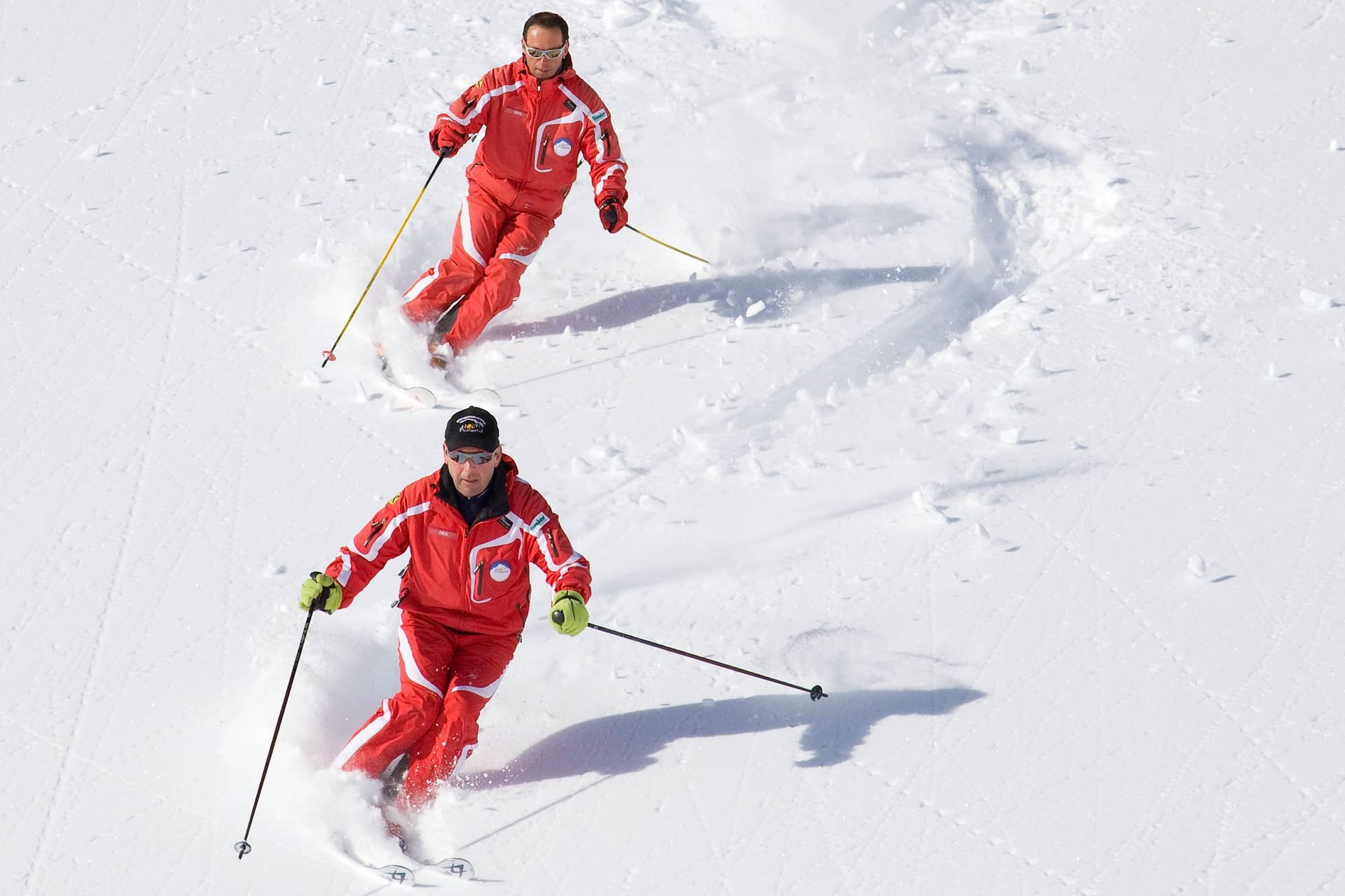 Skifahrer in Österreich (Archivbild): Am Mittwoch soll Schnee fallen.