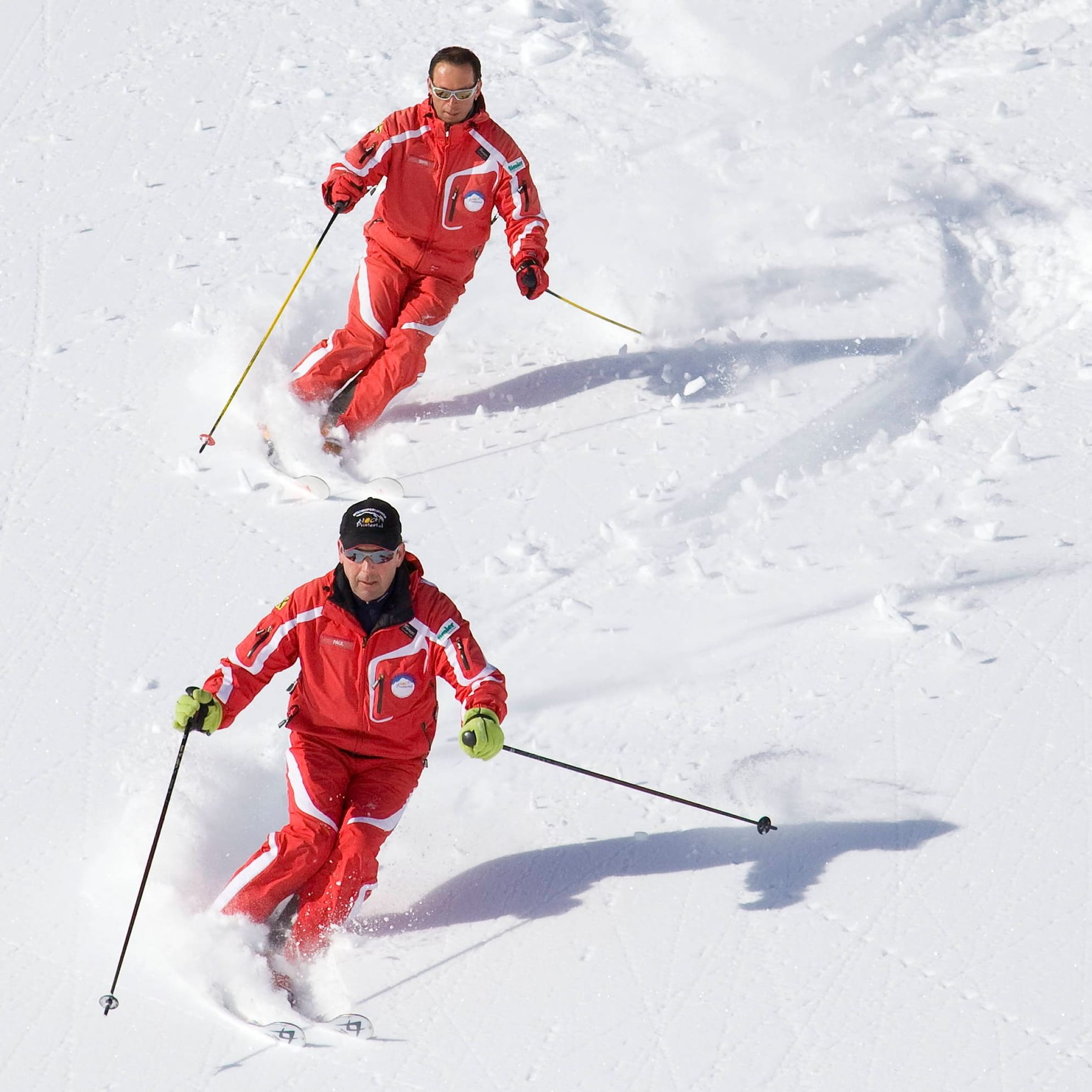 Skifahrer in Österreich (Archivbild): Am Mittwoch soll Schnee fallen.