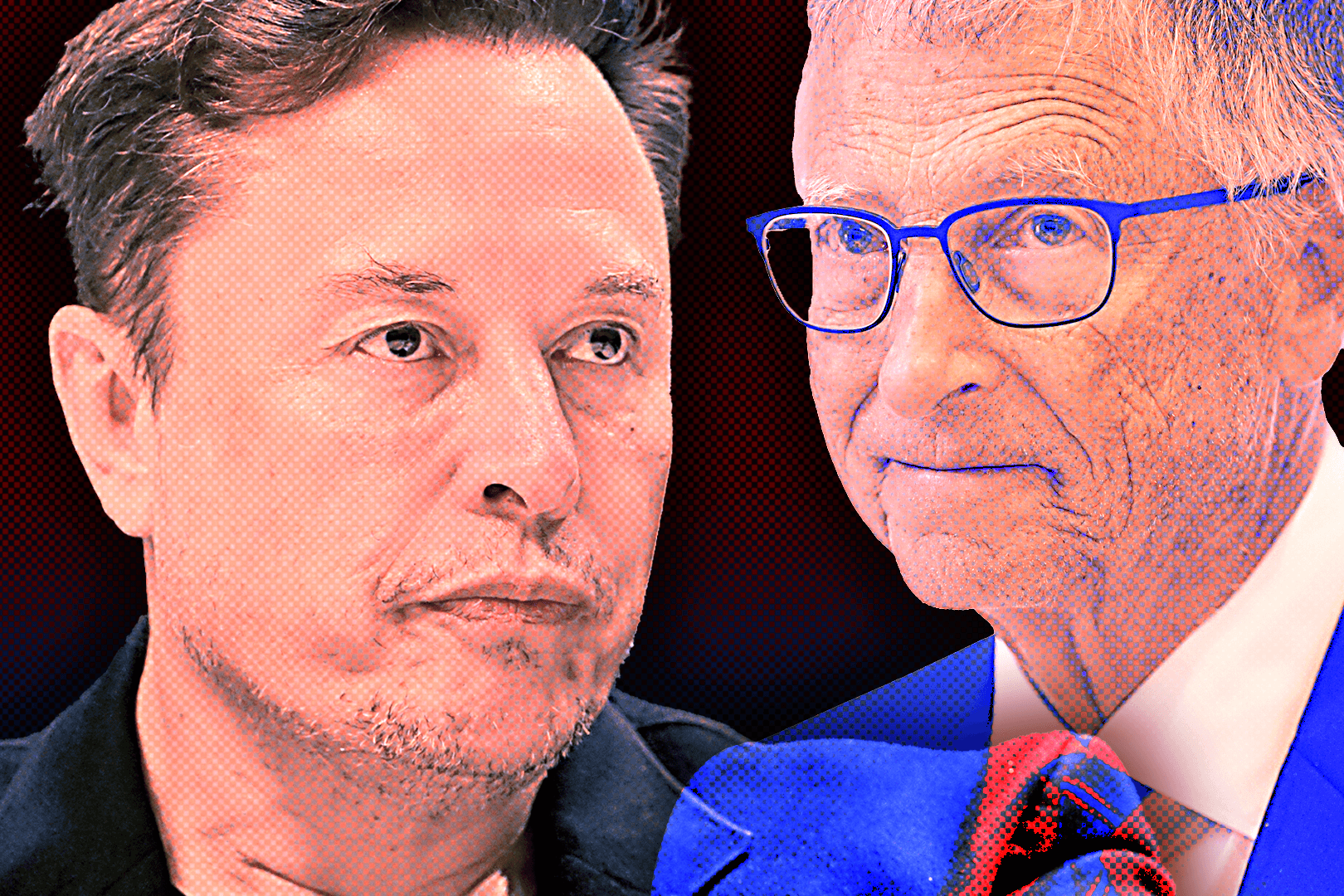 Elon Musk (l.) und Bill Gates: Ein Treffen im Jahr 2002 verlief unglücklich, seither kracht es immer wieder zwischen den Milliardären.