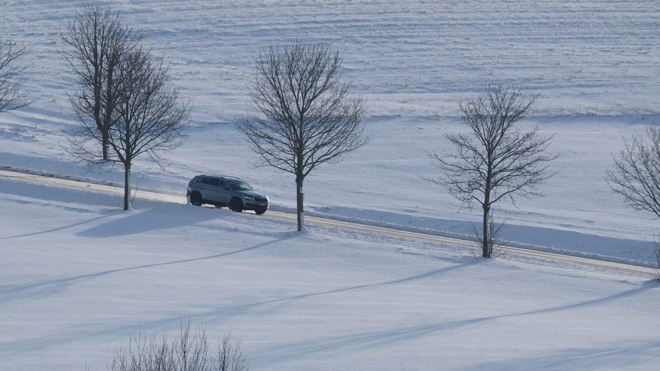 Winterwetter in Sachsen