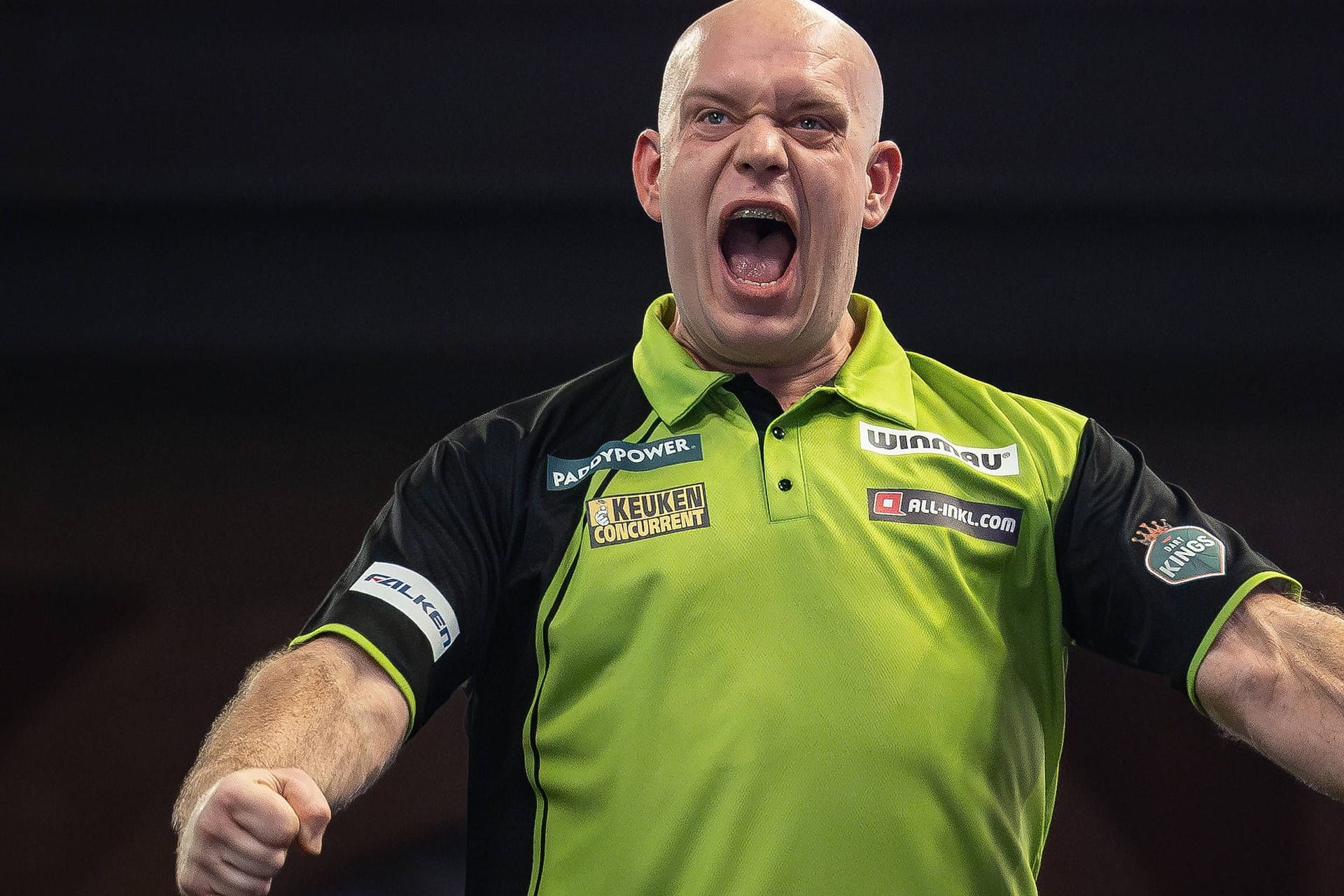 Michael van Gerwen: Der Niederländer setzte sich im Halbfinale durch.