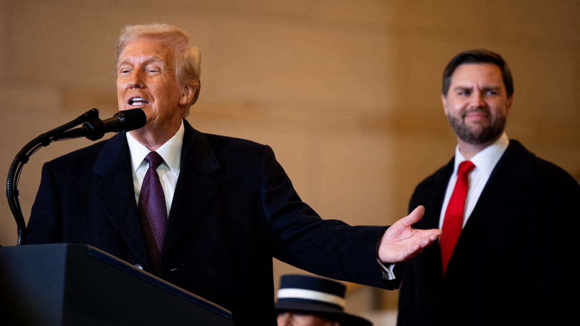 Donald Trump und sein Vizepräsident J. D. Vance.