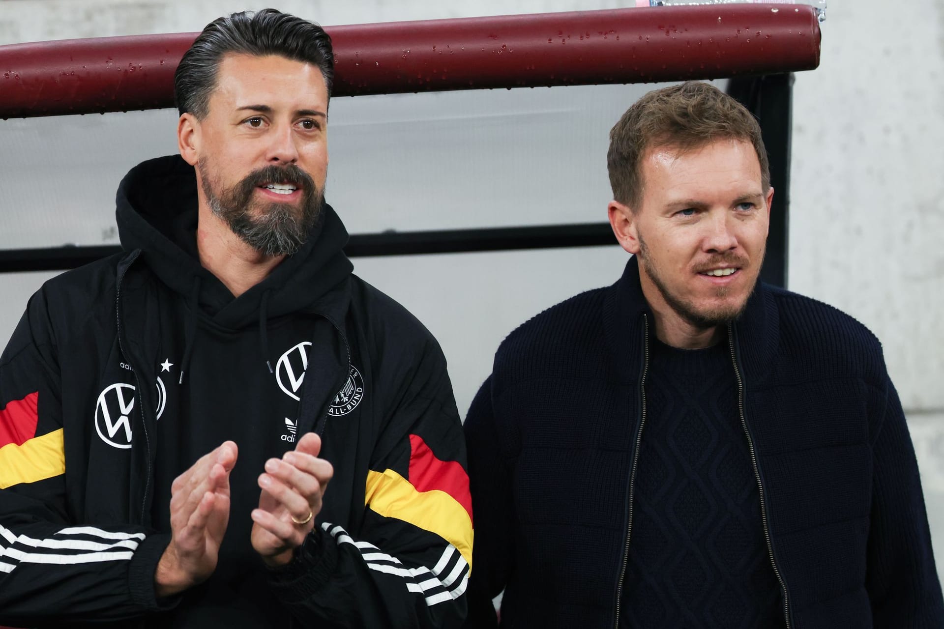 Sandro Wagner (l) und Julian Nagelsmann