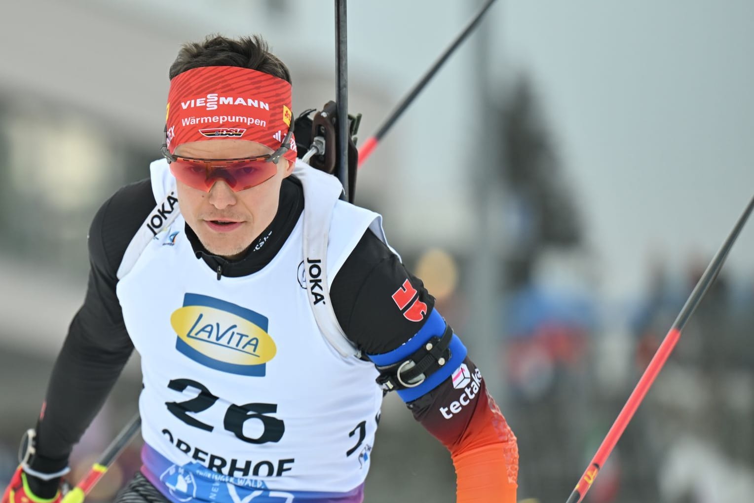 Philipp Horn: Die deutschen Biathleten konnten in Oberhof im Sprint nicht überzeugen.