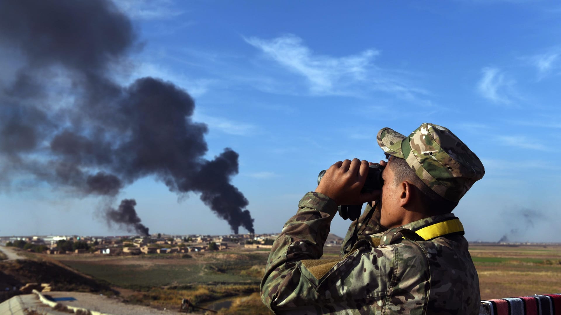 Ein Soldat der kurdischen Selbstverteidigungskräfte YPG in Syrien.