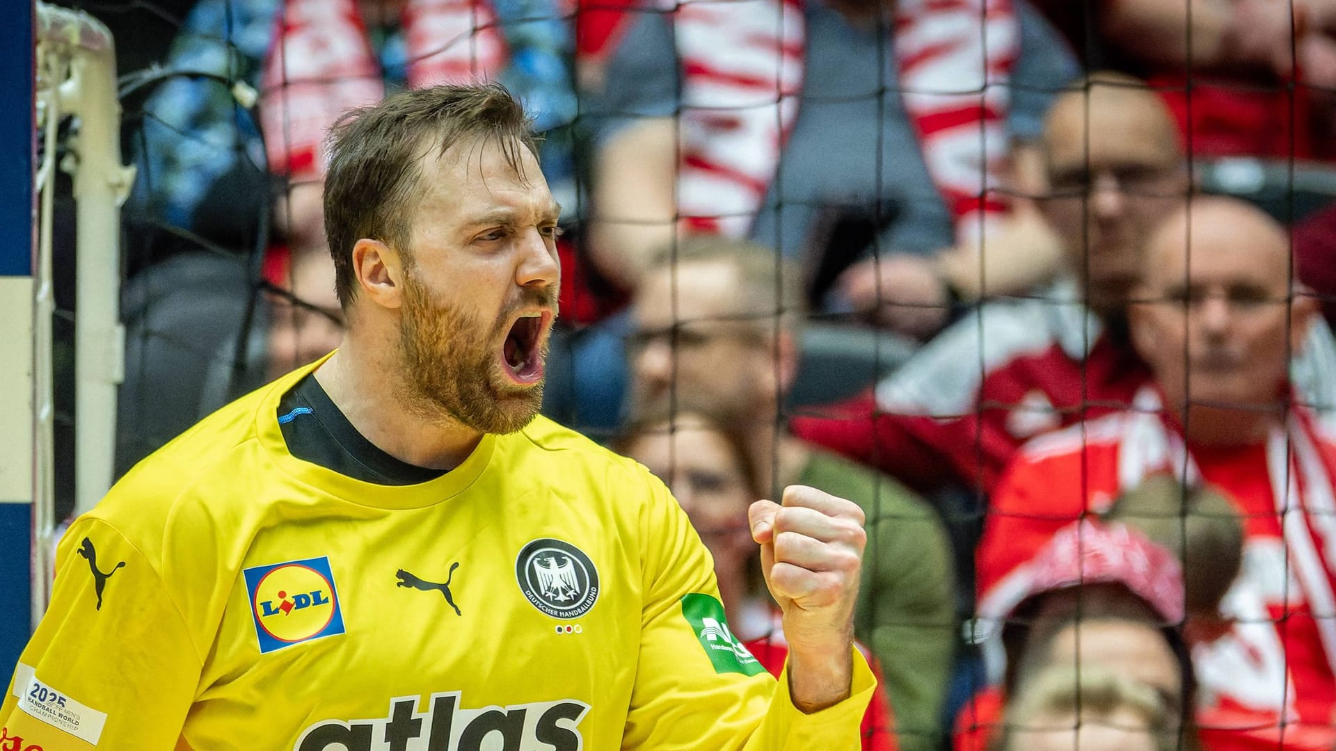 Andreas Wolff: Er und die deutsche Handball-Nationalmannschaft kämpfen um den WM-Titel.