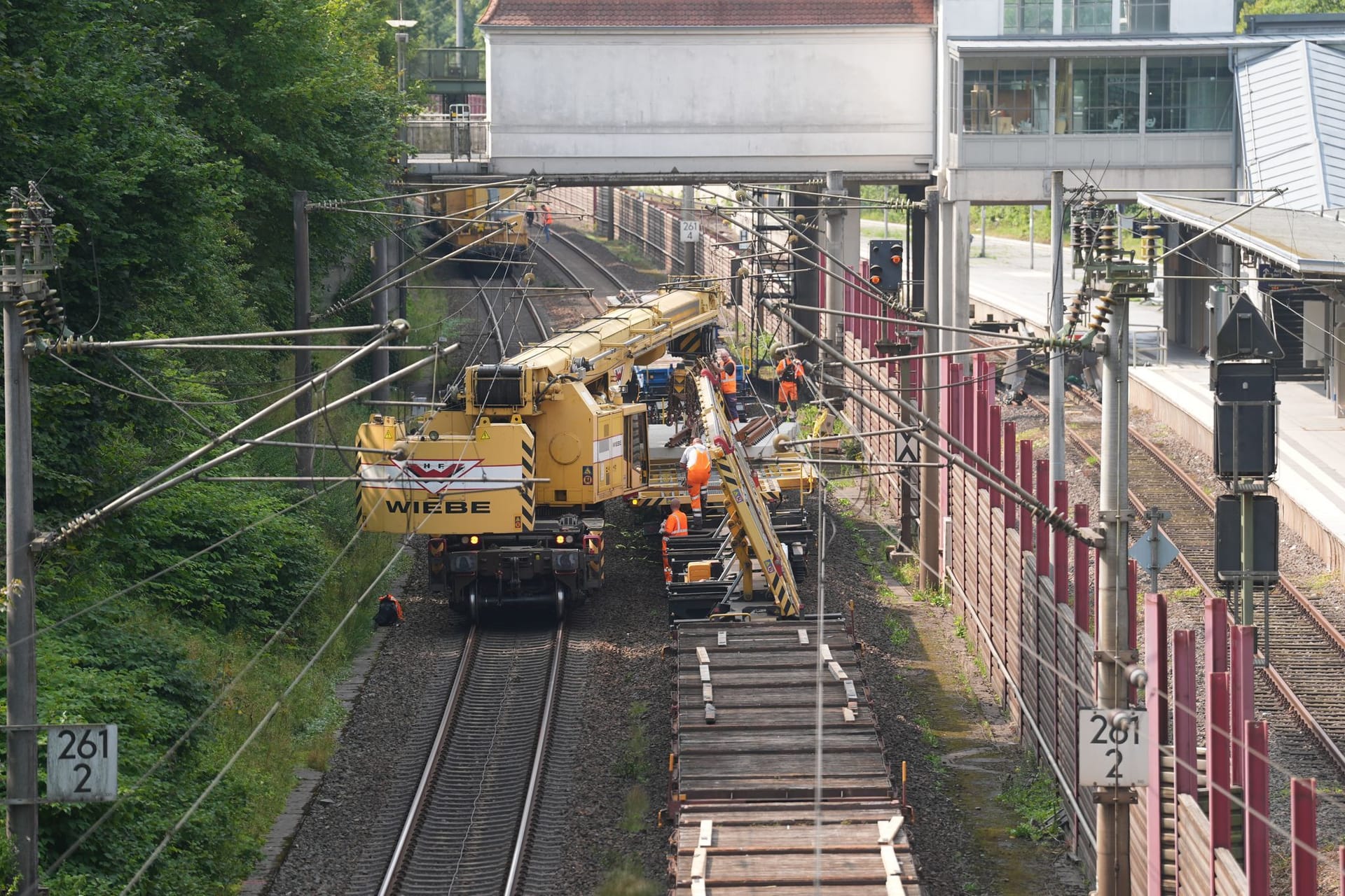 Bahn-Bauarbeiten zwischen Hamburg und Berlin