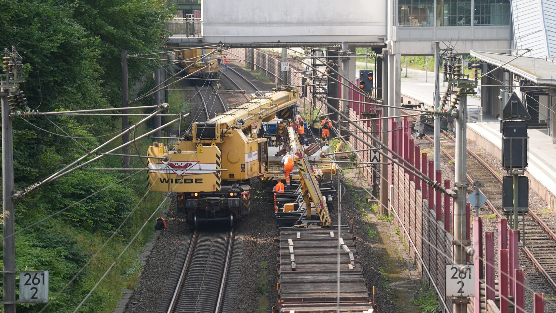 Bahn-Bauarbeiten zwischen Hamburg und Berlin