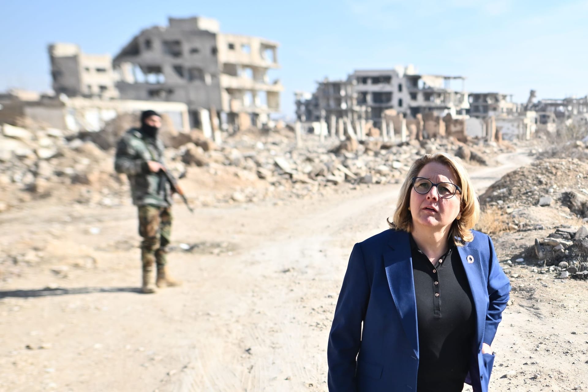 Entwicklungsministerin Schulze in Syrien