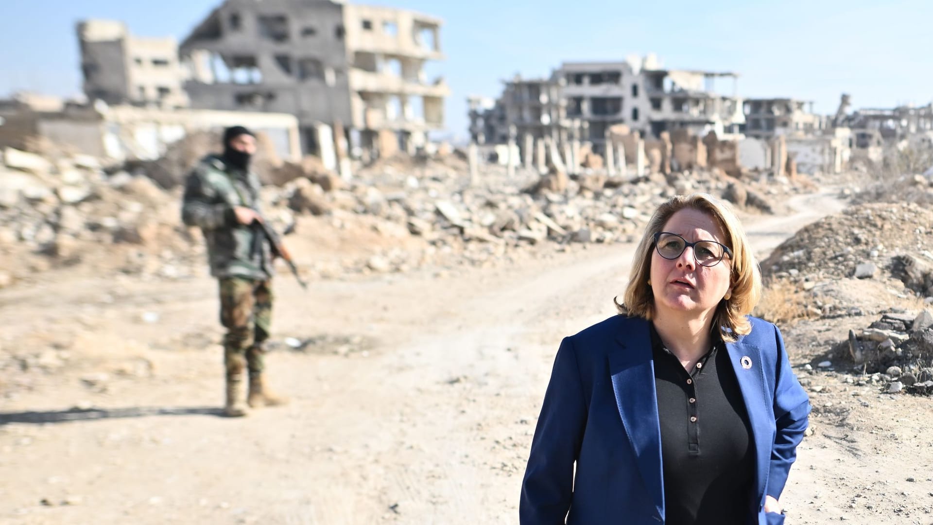 Entwicklungsministerin Schulze in Syrien