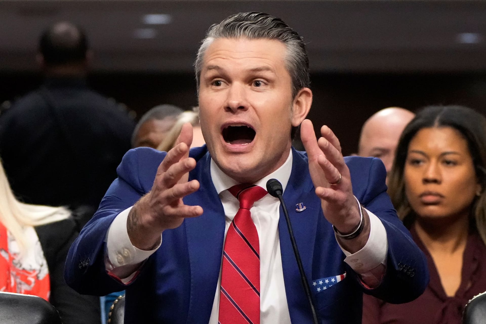 Pete Hegseth wird neuer US-Verteidigungsminister. (Archivbild)