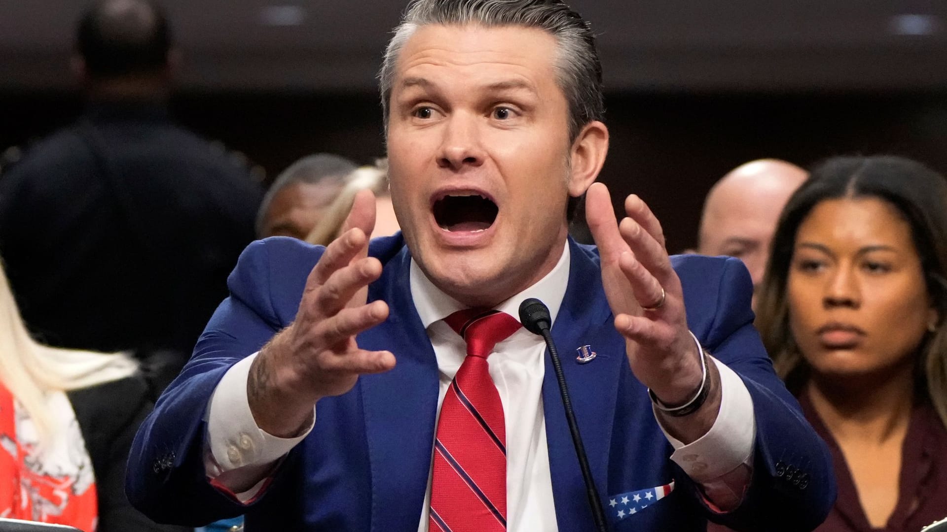 Pete Hegseth wird neuer US-Verteidigungsminister. (Archivbild)